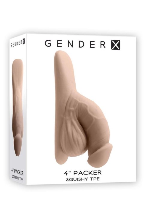GENDER X 4INCH PACKER, LIGHT FLESH GENDER X 4INCH PACKER, LIGHT FLESH