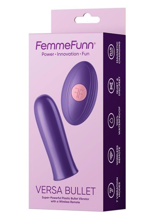 FEMMEFUNN VERSA BULLET WITH REMOTE DARK PURPLE FEMMEFUNN VERSA BULLET WITH REMOTE DARK PURPLE