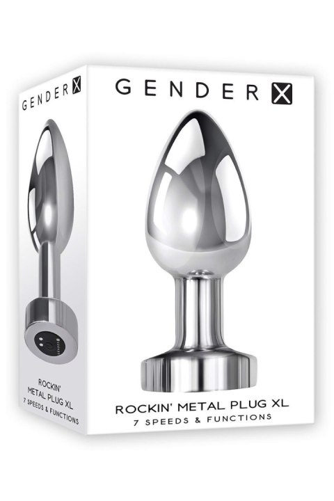 GENDER X ROCKIN METAL PLUG XL GENDER X ROCKIN METAL PLUG XL