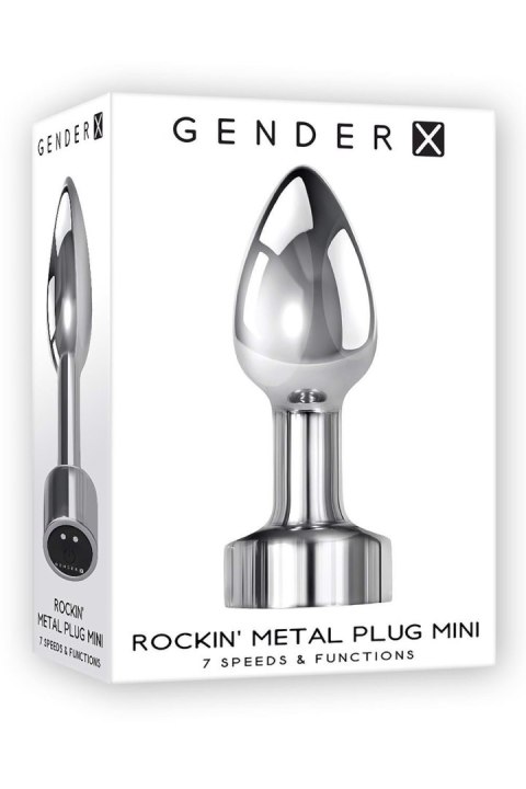 GENDER X ROCKIN METAL PLUG MINI GENDER X ROCKIN METAL PLUG MINI