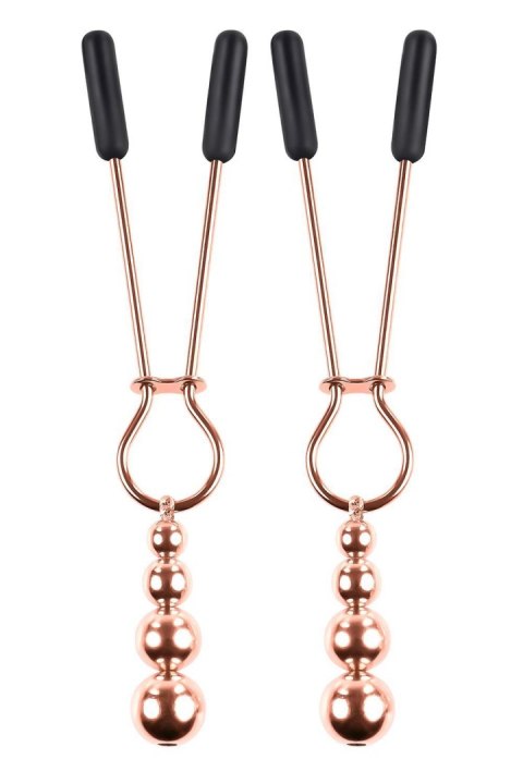 SELOPA BEADED NIPPLE CLAMPS ROSE GOLD