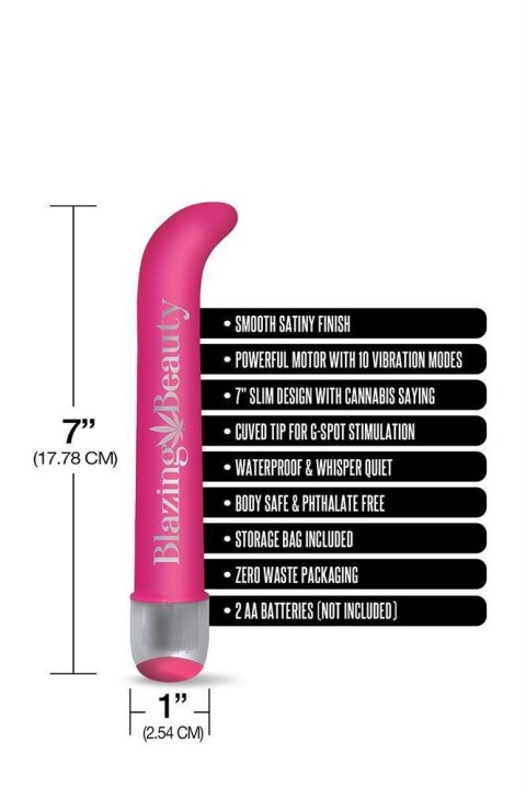 PRINTS CHARMING BUZZED 7" G SPOT VIBE BLAZING BEAUTY PRINTS CHARMING BUZZED 7" G SPOT VIBE BLAZING BEAUTY