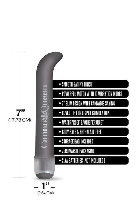 PRINTS CHARMING BUZZED 7" G SPOT VIBE CANNA QUEEN PRINTS CHARMING BUZZED 7" G SPOT VIBE CANNA QUEEN