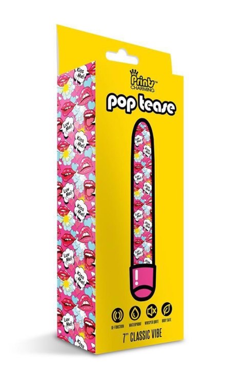PRINTS CHARMING POP TEASE 7" CLASSIC VIBE KISS ME PINK PRINTS CHARMING POP TEASE 7" CLASSIC VIBE KISS ME PINK
