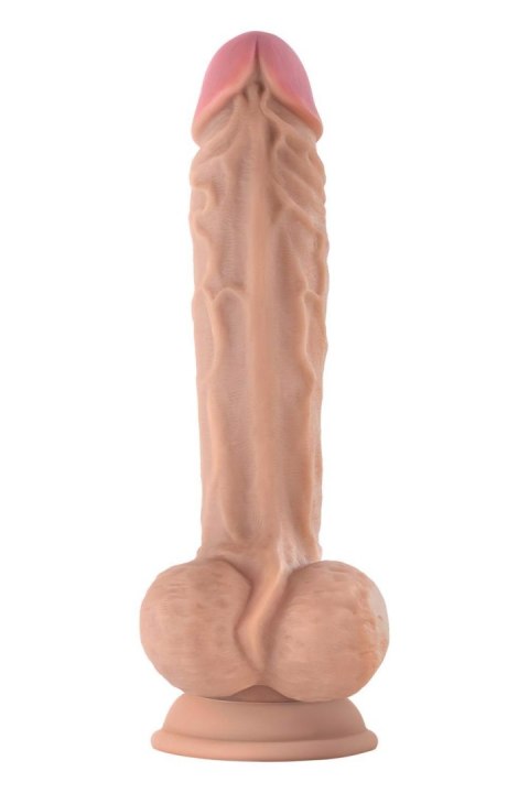 SHAFT MODEL A 10.5 INCH LIQUID SILICONE DONG WITH BALLS PINE SHAFT MODEL A 10.5 INCH LIQUID SILICONE DONG WITH BALLS PINE