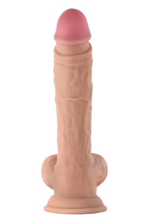 SHAFT MODEL A 10.5 INCH LIQUID SILICONE DONG WITH BALLS PINE SHAFT MODEL A 10.5 INCH LIQUID SILICONE DONG WITH BALLS PINE