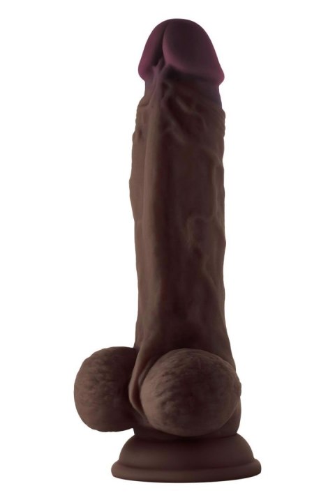 SHAFT MODEL A 8.5 INCH LIQUIDE SILICONE DONG WITH BALLS MAHOGANY SHAFT MODEL A 8.5 INCH LIQUIDE SILICONE DONG WITH BALLS MAHOGANY