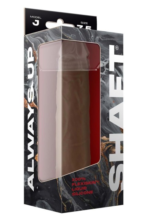 SHAFT MODEL J 7.5 INCH LIQUID SILICONE DONG OAK SHAFT MODEL J 7.5 INCH LIQUID SILICONE DONG OAK