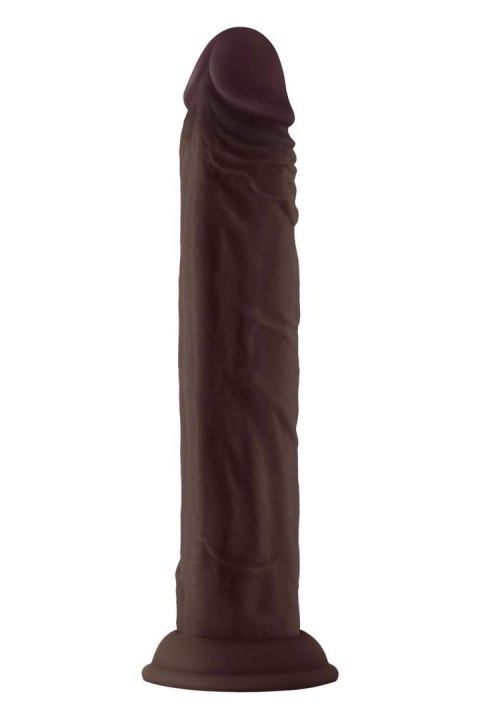 SHAFT MODEL J 9.5 INCH LIQUID SILICONE DONG MAHOGANY SHAFT MODEL J 9.5 INCH LIQUID SILICONE DONG MAHOGANY