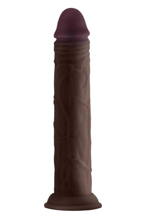 SHAFT MODEL J 9.5 INCH LIQUID SILICONE DONG MAHOGANY SHAFT MODEL J 9.5 INCH LIQUID SILICONE DONG MAHOGANY