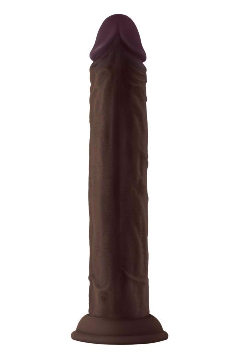 SHAFT MODEL J 9.5 INCH LIQUID SILICONE DONG MAHOGANY SHAFT MODEL J 9.5 INCH LIQUID SILICONE DONG MAHOGANY