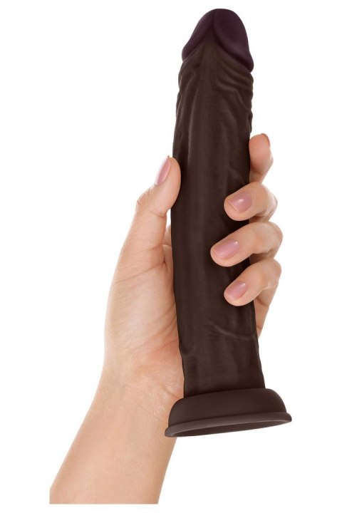 SHAFT MODEL J 9.5 INCH LIQUID SILICONE DONG MAHOGANY SHAFT MODEL J 9.5 INCH LIQUID SILICONE DONG MAHOGANY
