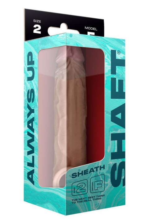 SHAFT SHEATH MODEL F 6.9 INCH LIQUID SILICONE SLEEVE OAK SHAFT SHEATH MODEL F 6.9 INCH LIQUID SILICONE SLEEVE OAK