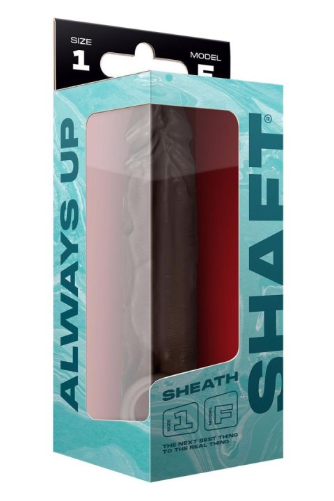 SHAFT SHEATH MODEL F SIZE 1 7.8 INCH LIQUID SILICONE SLEEVE MAHOGANY SHAFT SHEATH MODEL F SIZE 1 7.8 INCH LIQUID SILICONE SLEEVE MAHOGANY