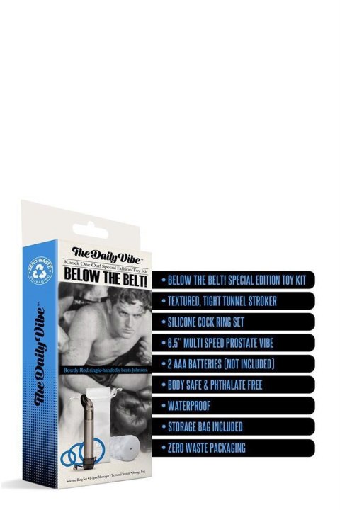 THE DAILY VIBE THE DAILY VIBE™ SPECIAL EDITION TOY KIT BELOW THE BELT