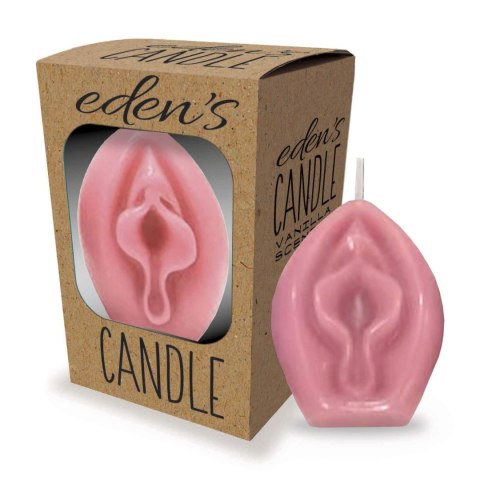 Eden's Candle - Vanilla Scented Vagina - Rose Eden's Candle - Vanilla Scented Vagina - Rose