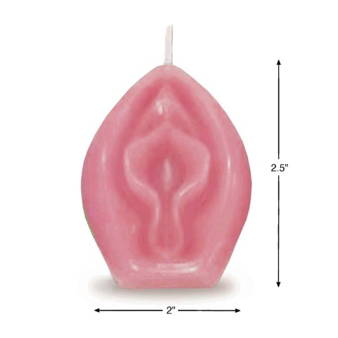 Eden's Candle - Vanilla Scented Vagina - Rose Eden's Candle - Vanilla Scented Vagina - Rose