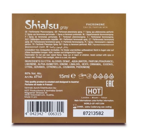 SHIATSU Pheromon Fragrance man grey 15 ml SHIATSU Pheromon Fragrance man grey 15 ml