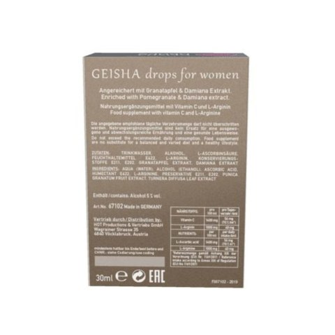 Supl.Diety-Shiatsu GEISHA Drops for Women 30ml. Supl.Diety-Shiatsu GEISHA Drops for Women 30ml.