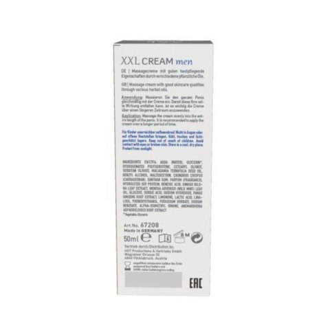 Żel/sprej-XXL CREAM MEN BIG LOVE 50ml. Żel/sprej-XXL CREAM MEN BIG LOVE 50ml.