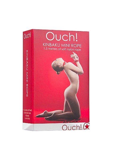 Kinbaku Mini Rope - 1,5m - Red Kinbaku Mini Rope - 1,5m - Red