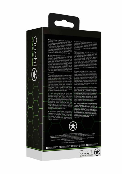 Butt Plug with Cock Ring - GitD - Neon Green/Black Butt Plug with Cock Ring - GitD - Neon Green/Black