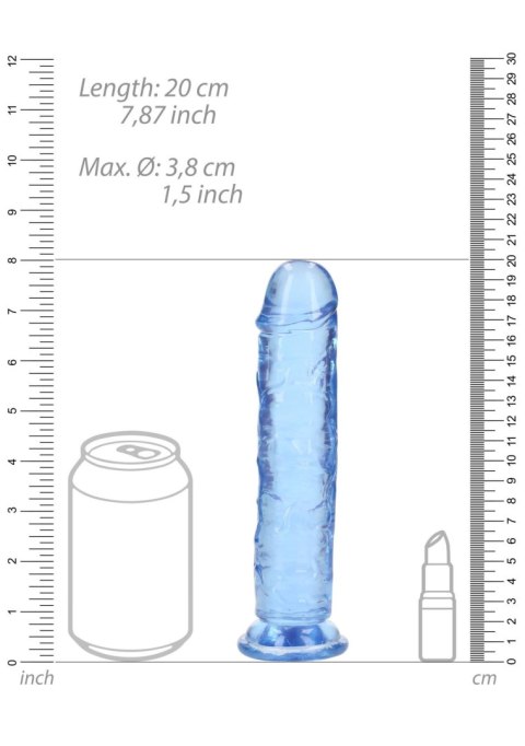 Straight Realistic Dildo with Suction Cup - 7'' / 18 Straight Realistic Dildo with Suction Cup - 7'' / 18