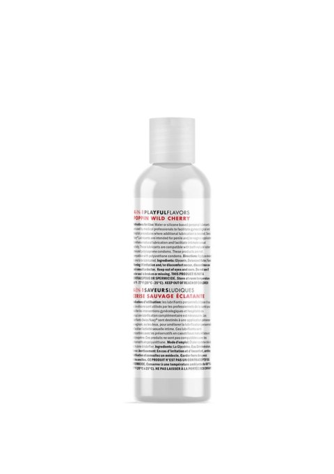 4 In 1 Lubricant with Poppin Wild Cherry Flavor - 1 fl oz / 30 ml 4 In 1 Lubricant with Poppin Wild Cherry Flavor - 1 fl oz / 30 ml