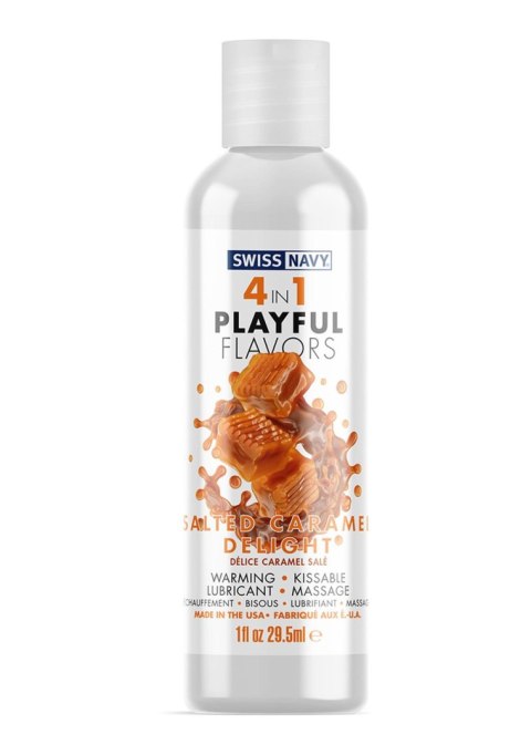 4 In 1 Lubricant with Salted Caramel Delight Flavor - 1 fl oz / 30 ml 4 In 1 Lubricant with Salted Caramel Delight Flavor - 1 fl oz / 30 ml