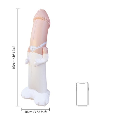 Inflatable Bride Bop Bag - Flesh Inflatable Bride Bop Bag - Flesh