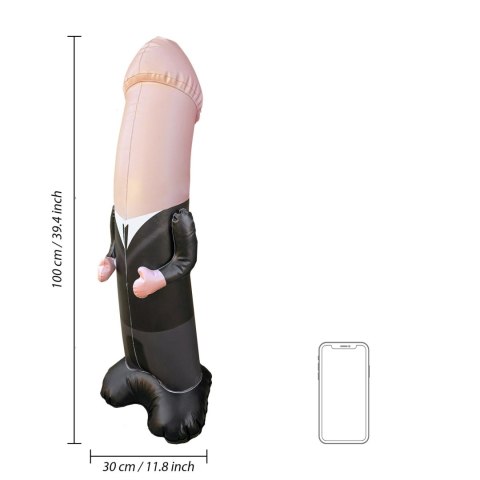 Inflatable Groom Bop Bag - Flesh Inflatable Groom Bop Bag - Flesh