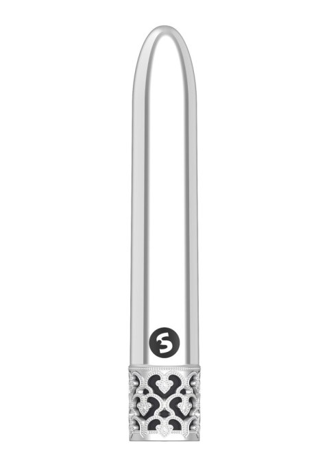 Shiny - Rechargeable ABS Bullet - Silver Shiny - Rechargeable ABS Bullet - Silver