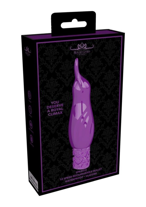 Sparkle - Rechargeable Silicone Bullet - Purple Sparkle - Rechargeable Silicone Bullet - Purple