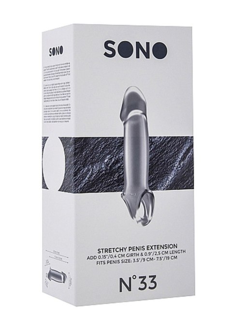 No.33 - Stretchy Penis Extension - Translucent No.33 - Stretchy Penis Extension - Translucent