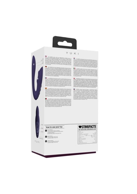 VIVE - Yuki - Rechargeable Dual Motor - G-Spot Vibrator with Massaging Beads - Purple VIVE - Yuki - Rechargeable Dual Motor - G-Spot Vibrator with Massaging Beads - Purple