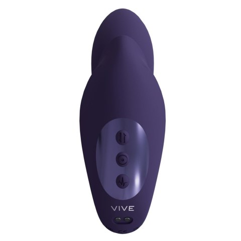 VIVE - Yuki - Rechargeable Dual Motor - G-Spot Vibrator with Massaging Beads - Purple VIVE - Yuki - Rechargeable Dual Motor - G-Spot Vibrator with Massaging Beads - Purple