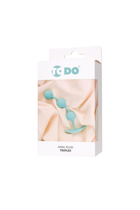 ToDo by Toyfa Anal plug Triplex, silicone, mint, 15 cm, O 2.5 cm ToDo by Toyfa Anal plug Triplex, silicone, mint, 15 cm, O 2.5 cm