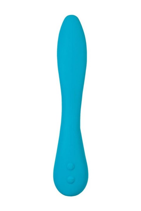 Multifunctional vibrator L'Eroina Cycla, silicone, blue, 20 cm