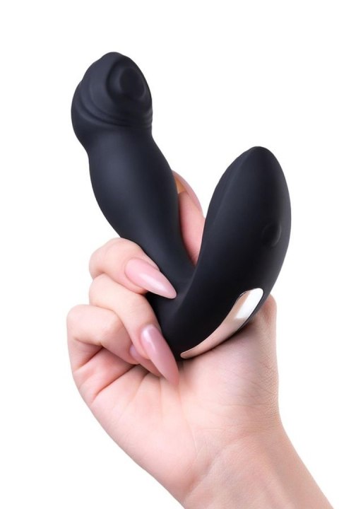 Prostate vibration stimulator with remote control Erotist Mounto, silicone, 13.2 cm