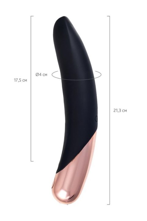 Unrealistic WANAME D-SPLASH WATERFALL vibrator, silicone, black, 21.3 cm