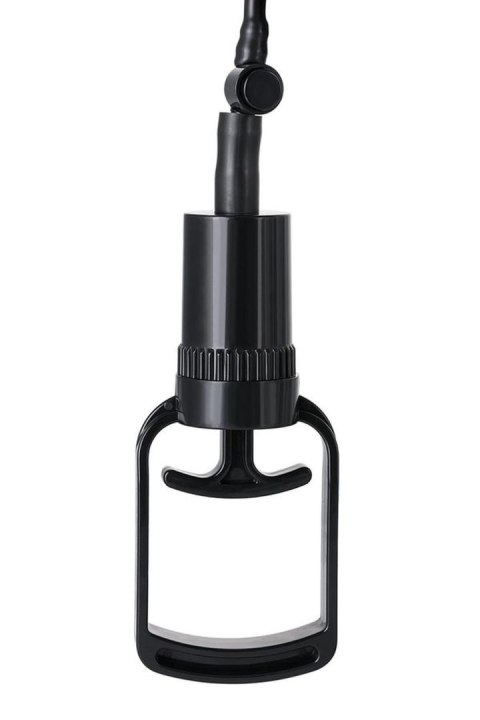 A-TOYS, Penis Pump, PVC, Black, 23.5 cm 3 cock rings included