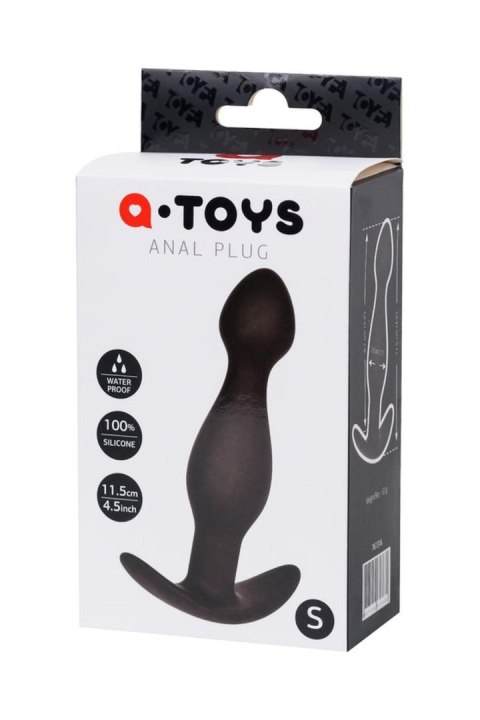 Anal plug A-Toys, size: S black