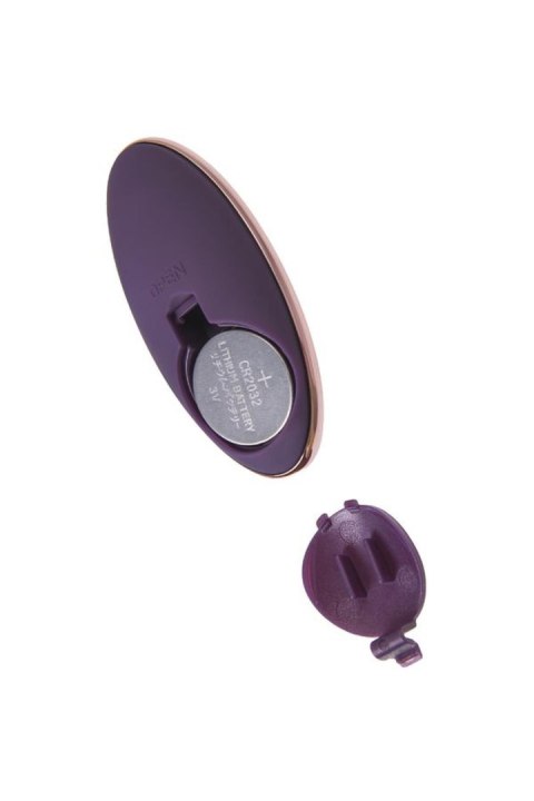 JOS Vibrating Egg with Friction Simulation Bumpy, Silicone, Violet, 9 cm