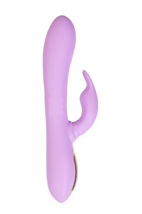 Vibrating roller with rotating clitoral stimulator JOS Jammy, silicone, purple, 22.5 cm