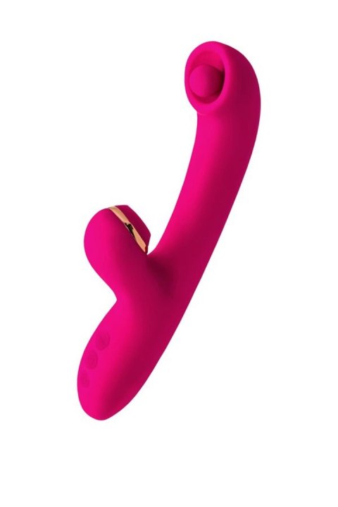 Vibrator with stimulating ball and vacuum stimulation JOS Rolli, silicone, pink, 22 cm Vibrator with stimulating ball and vacuum stimulation JOS Rolli, silicone, pink, 22 cm