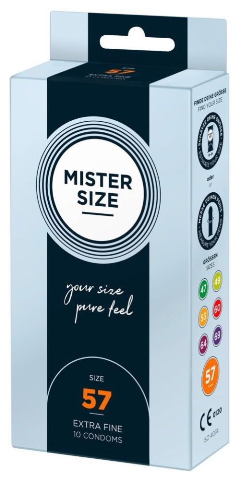 Mister Size 57mm pack of 10 Mister Size 57mm pack of 10