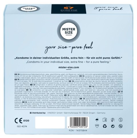 Mister Size 57mm pack of 36 Mister Size 57mm pack of 36