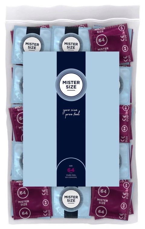 Mister Size 64mm pack of 100 Mister Size 64mm pack of 100