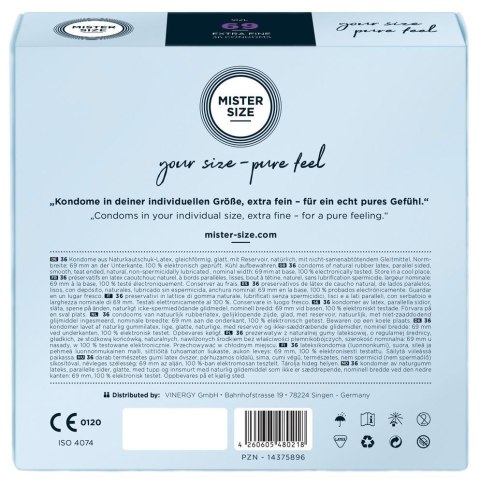 Mister Size 69mm pack of 36 Mister Size 69mm pack of 36