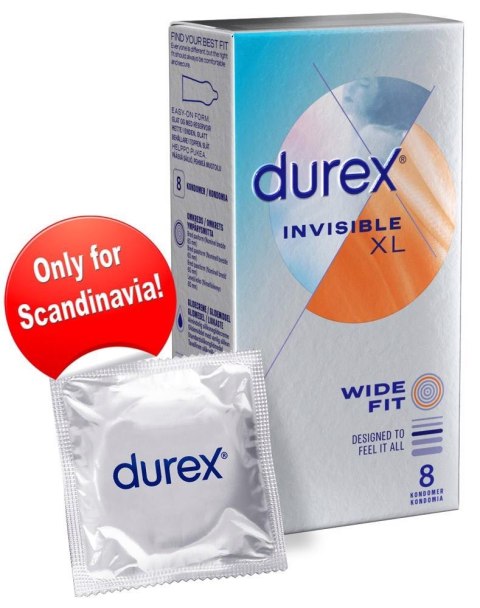 N Durex Invisible III XXL N Durex Invisible III XXL